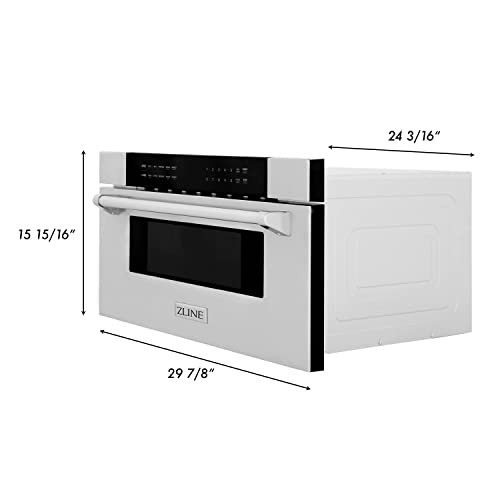 ZLINE 30' 1.2 cu. ft. Built-In Microwave Drawer in Stainless Steel (MWD-30)